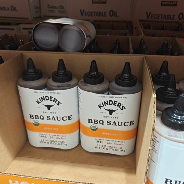 Kinder'S Organic Honey Hot BBQ Sauce 2/20 oz