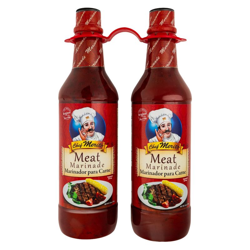 Chef Merito Meat Marinade 2 - 25 oz (3.12 Lbs)