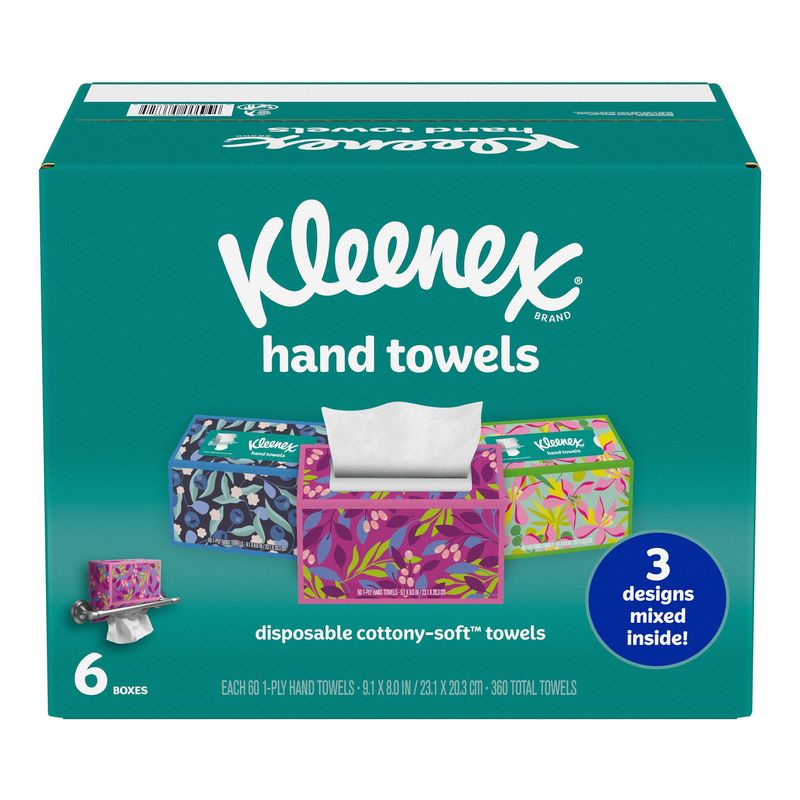 Kleenex Hand Towels 6/60 Count Boxes