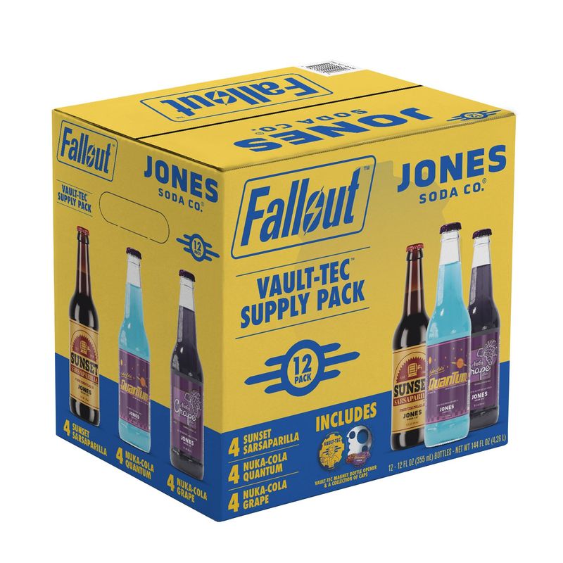 Jones Soda Fallout Variety 12/12 oz