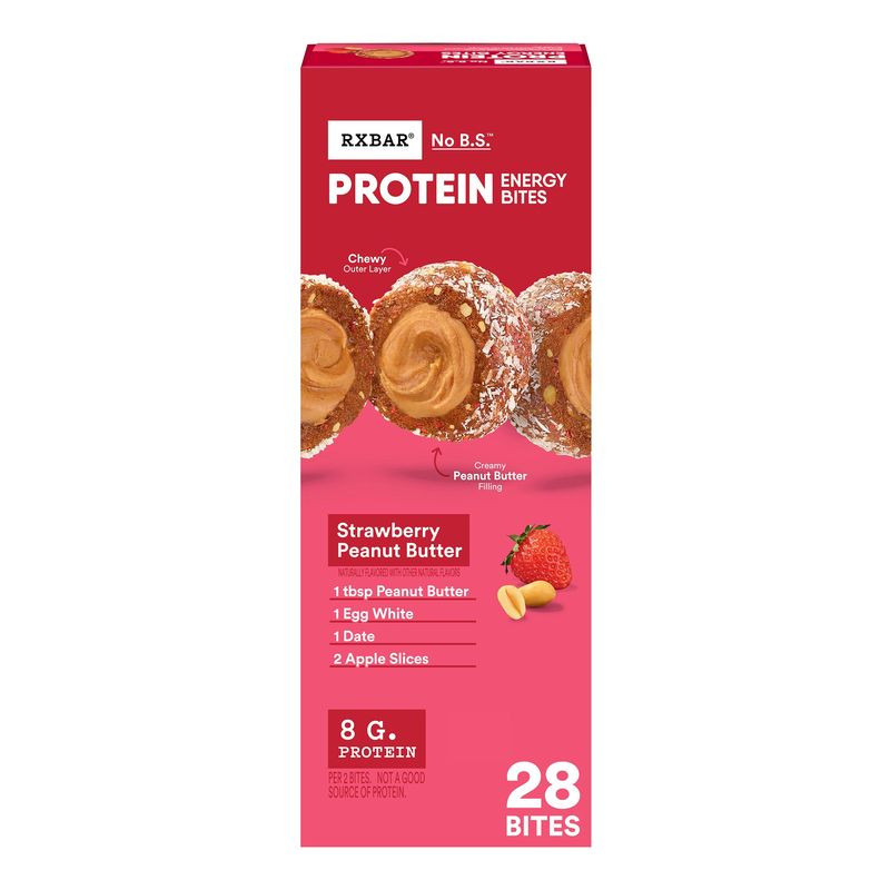 Rx Bar Protein Energy Bites 28 Count Box