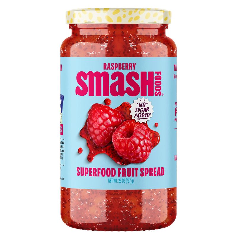 Smash Foods Raspberry Jam 26 Ounce Jar