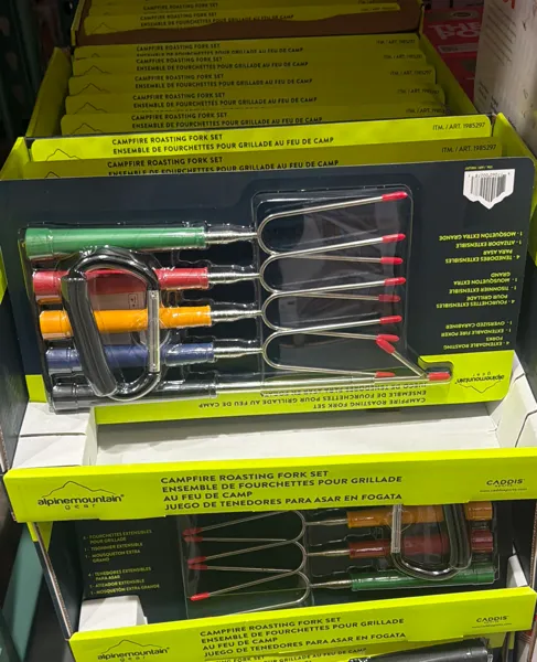Caddis Campfire Kit Retractable Roasting Forks