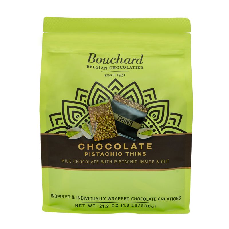 Bouchard Pistachio Thins 21.12 oz (1.32 Lbs)