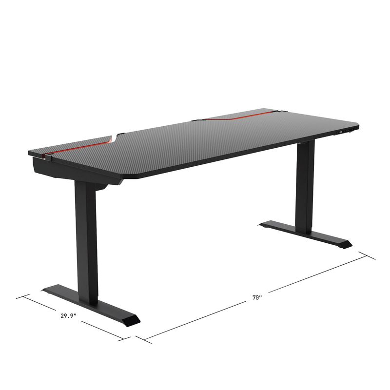 Tekpoly Nightphase 70¨ Adjustable Height Gaming Desk