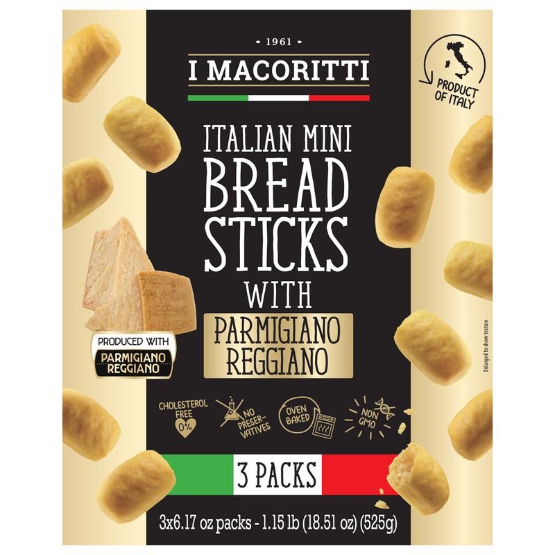 I Macoritti Italian Mini Bread Sticks 3pk 18.51 Ounces