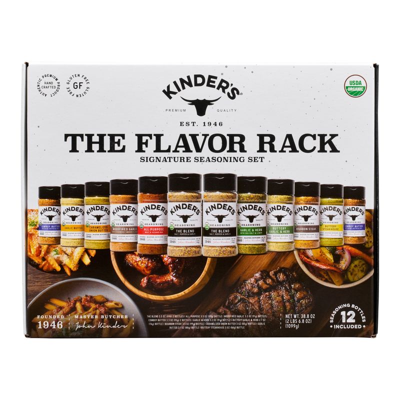 Kinders Organic The Flavor Pack 12/38.8 oz (2.43 Lbs)