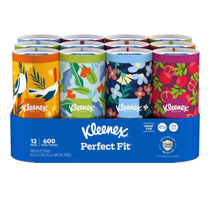 Kleenex Perfect Fit 12/50 Count Packages
