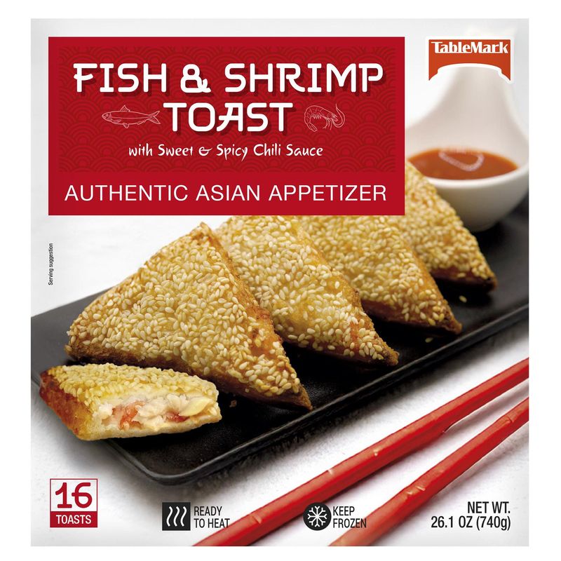 La Boulangerie Fish And Shrimp Toast 16ct/26.1oz