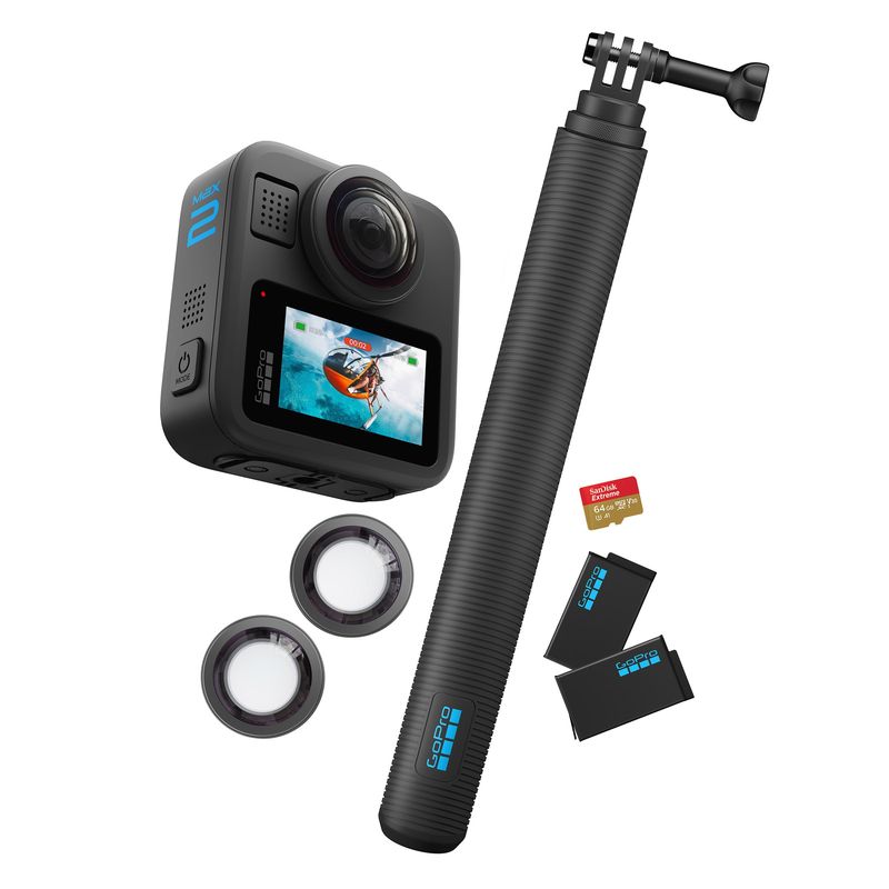 Gopro Max2 8k 360 Action Camera Bundle