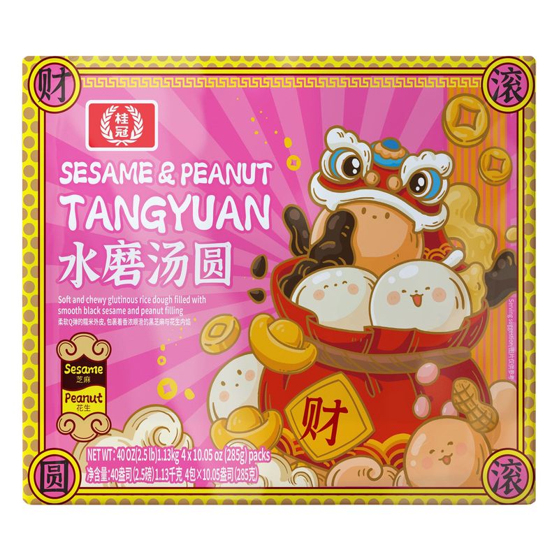 Laurel'S Tangyuan Sesame & Peanut 40 Ounces