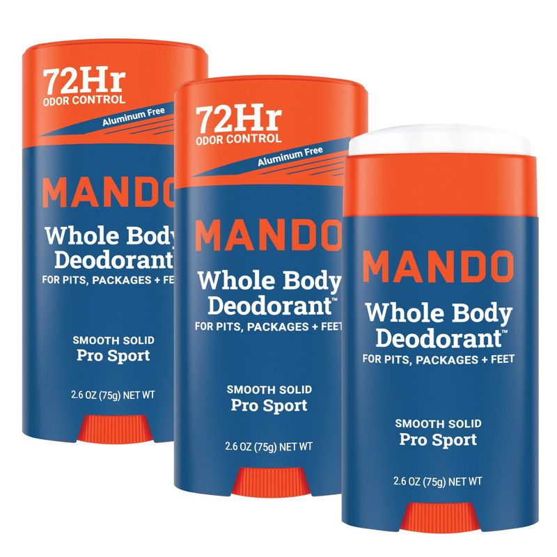 Mando Whole Body Deodorant 3 / 2.6oz(7.8oz Total)