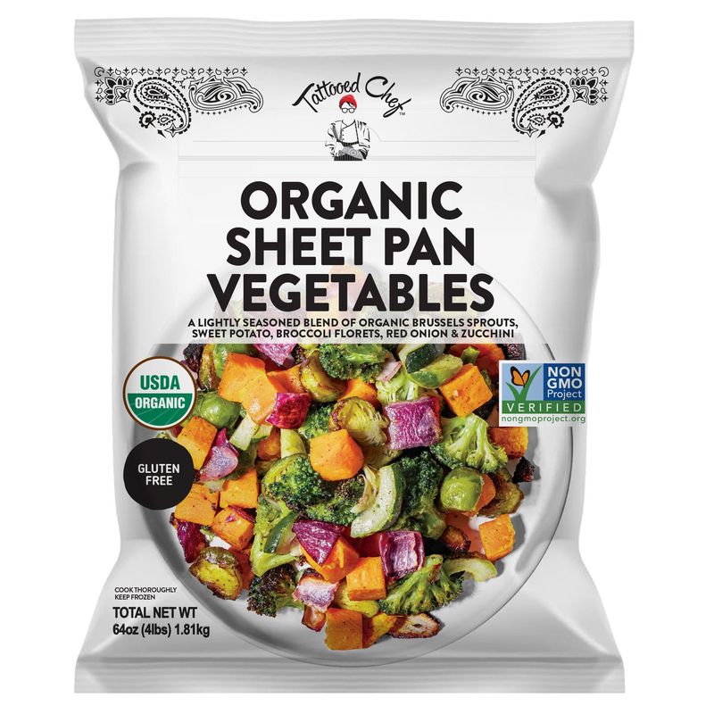 Tattooed Chef Organic Sheet Pan Vegetables 4 lbs