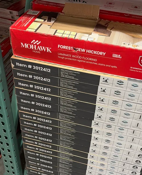 Mohawk ^ Forest View Hickory Laminate Flooring