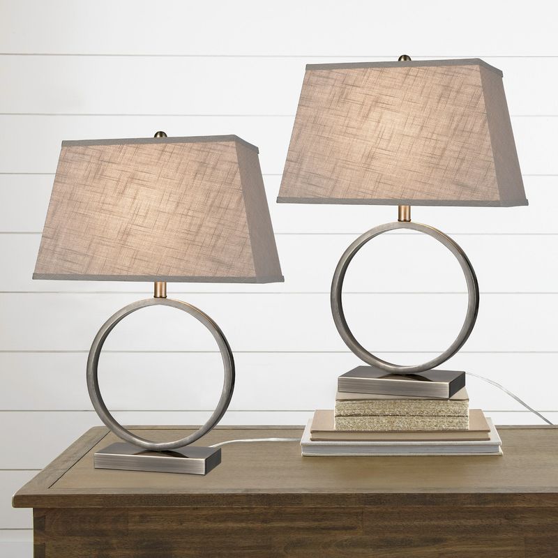 Bridgeport Design Metal Table Lamp 2pk