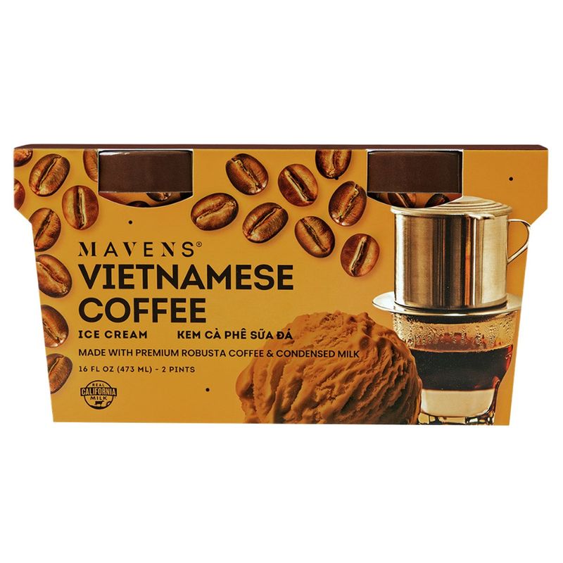 Maven'S Creamery Vietnamese Coffee 2 Pack 32 Ounces