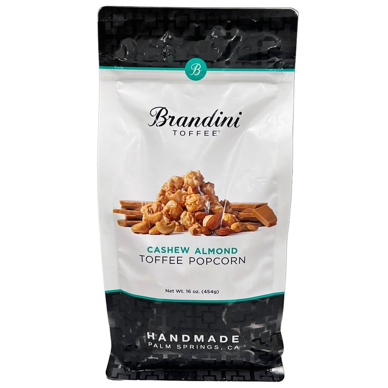 Brandini Cashew Almond Toffee Popcorn 16 oz