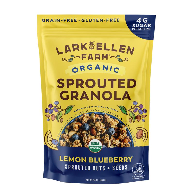 Lark Ellen Lemon Bluberry Grnla Organic 24oz