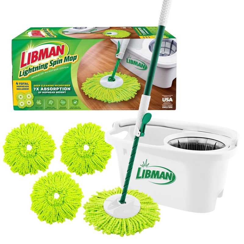 Libman Lightning Spin Mop 3 Refills