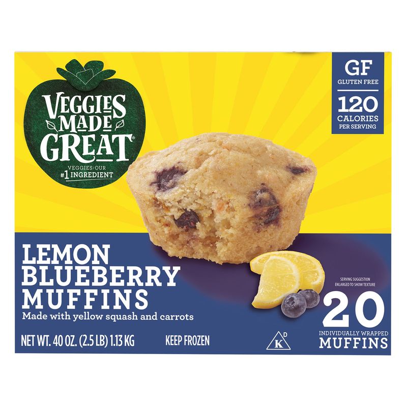Veggies Made Great Lemon Blueberry Muffin 40 oz