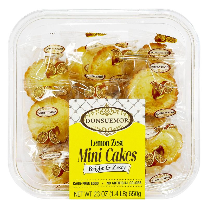 Donsuemor Lemon Zest Mini Cakes 1 lb 7 oz