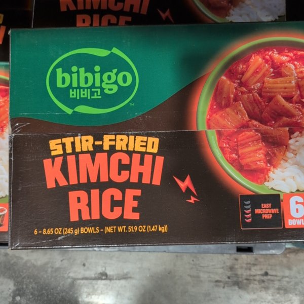 Bibigo Kimchi W Rice 6 Bowls 8.65 Ounces