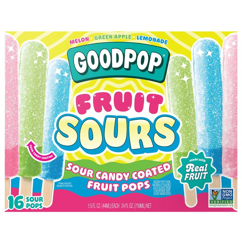 Goodpop Sour Fruit Pop 16/1.5 oz