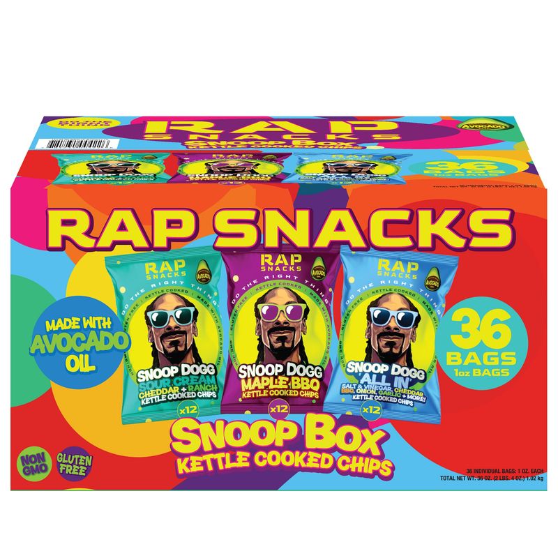 Rap Snacks Snoop Box Kettle Chips 36/1 oz