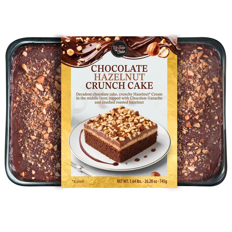 Chocolate Hazelnut Cake 26.28 oz (1.64 Lbs)