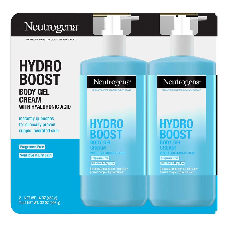Neutrogena Hydro Boost Body Gel Cream 16 fl Oz, 2-Pack