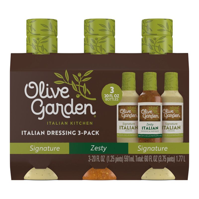 Olive Garden Salad Dressing Variety 3 Pack 20 Ounces Each