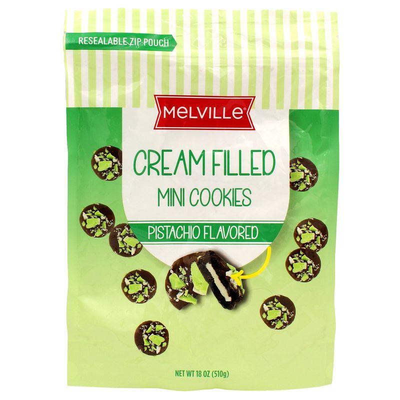 Melville Pistachio Mini Cookies 18 Ounces