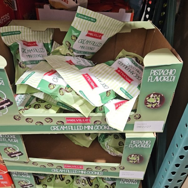 Melville Pistachio Mini Cookies 18 Ounces