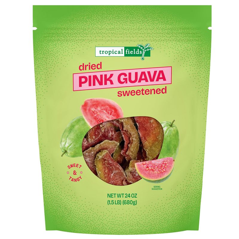 Pink Guava Dried 24 oz (1.5 Lb)