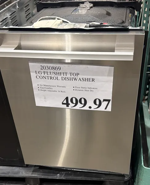 Lg Flushfit Top Control Dishwasher