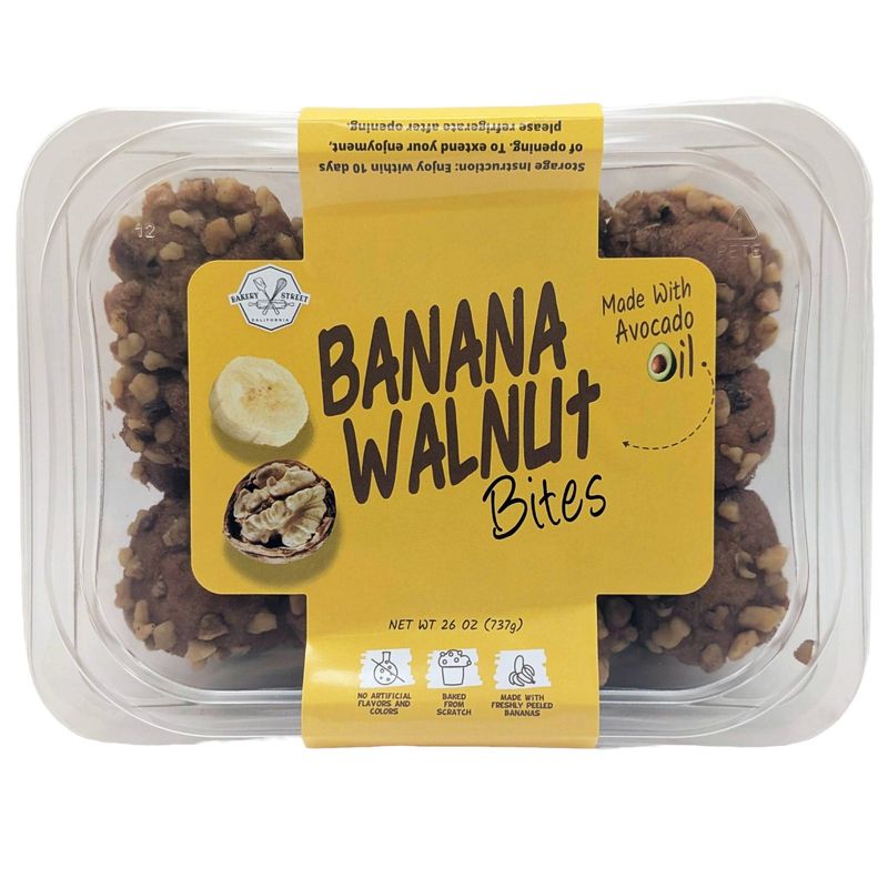Bakery Street Banana Walnut Bites 26 Ounces