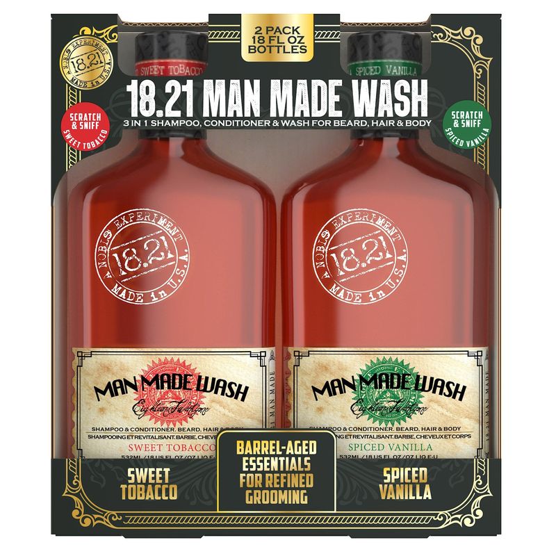 1821 Man Made Body Wash 2/18 fl oz