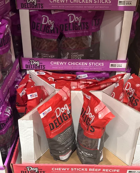 Dog Delights Chewy Beef Sticks 3 lbs