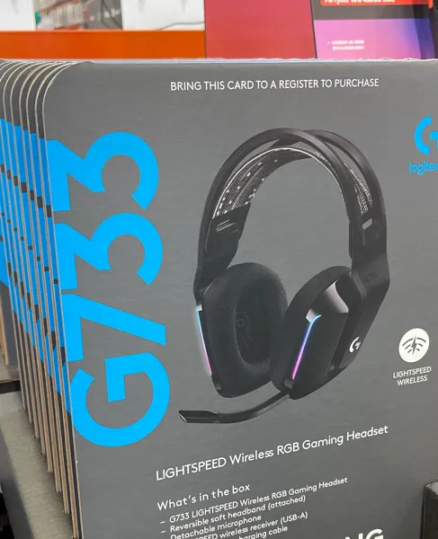 Logitech G733 Wireless Over-Ear Gaming Headset - Black
