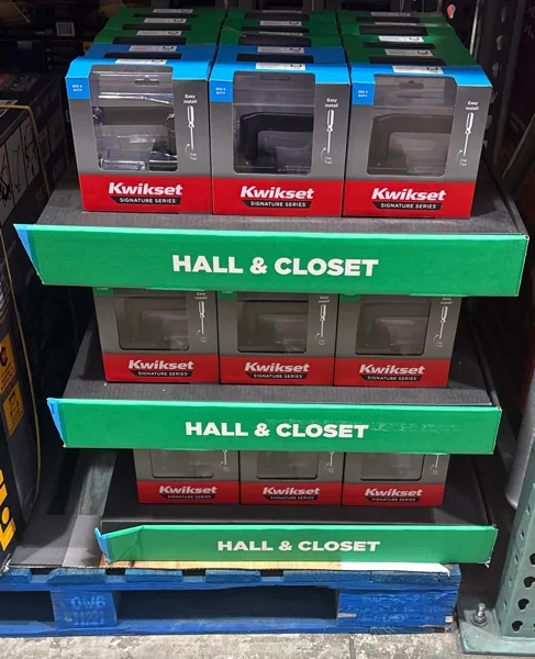 Kwikset Lisbon Lever Matte Black