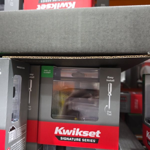 Kwikset Lisbon Lever Matte Black