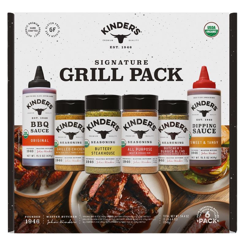 Kinder'S Organic Signature Grill Pack 54.4 oz