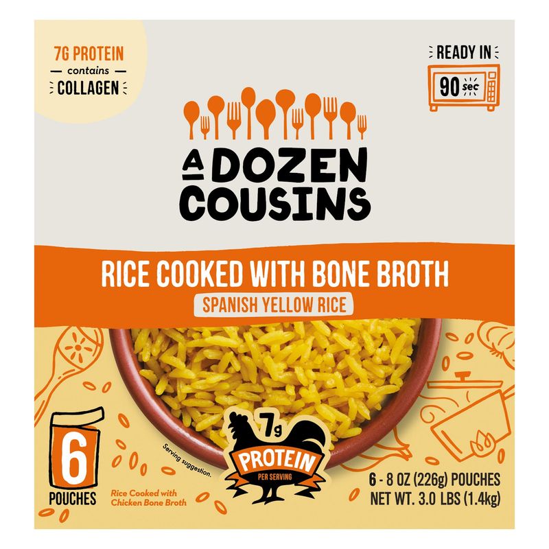 Verde Valle Foods Bone Broth Rice 6/8 oz