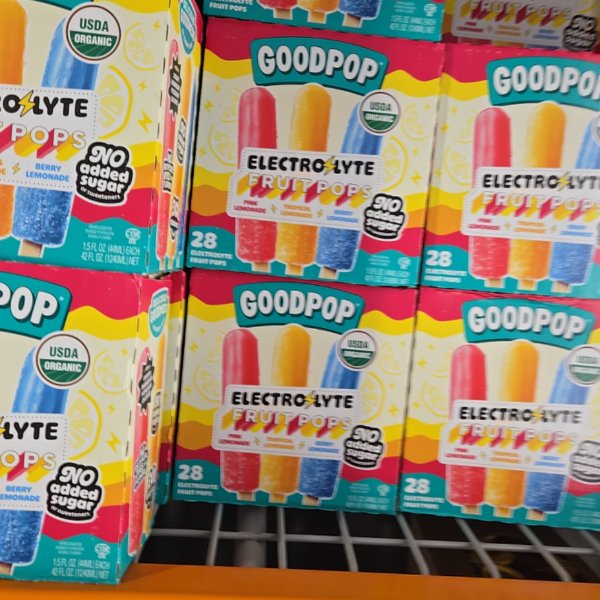 Good Pop Electrolyte Fruit Pops 28 ct