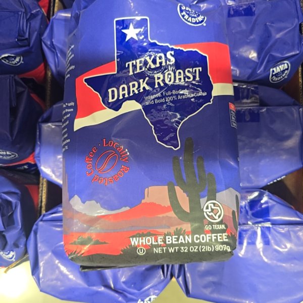 Java Trading Texas Whole Bean Dark Roast 2 lb