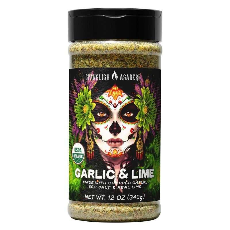 Spanglish Organic Garlic Lime 12 oz
