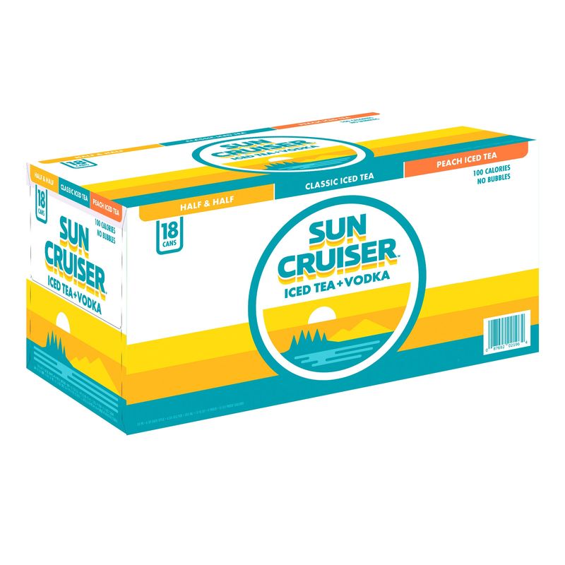 Sun Cruiser Variety Vodka Iced Tea 18/12 Ounce Cans