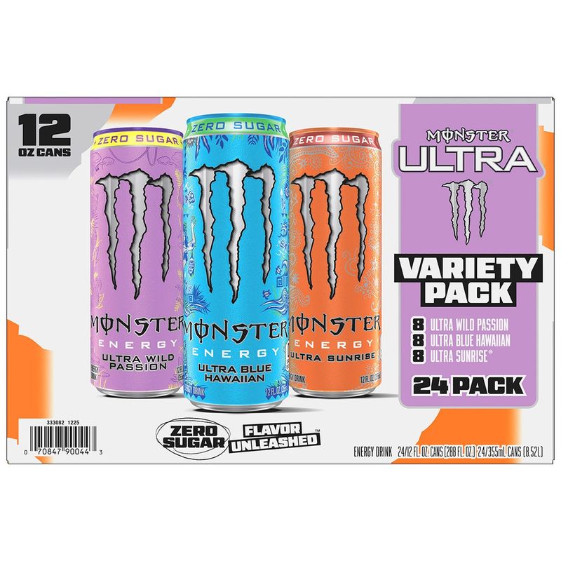 Monster Ultra Variety Pack 24/12 fl oz