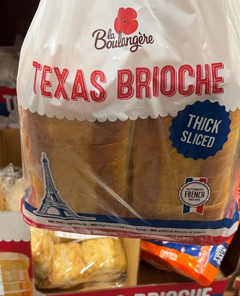 La Boulangere Texas Sliced Brioche 2/15..87 Ounce Loaves