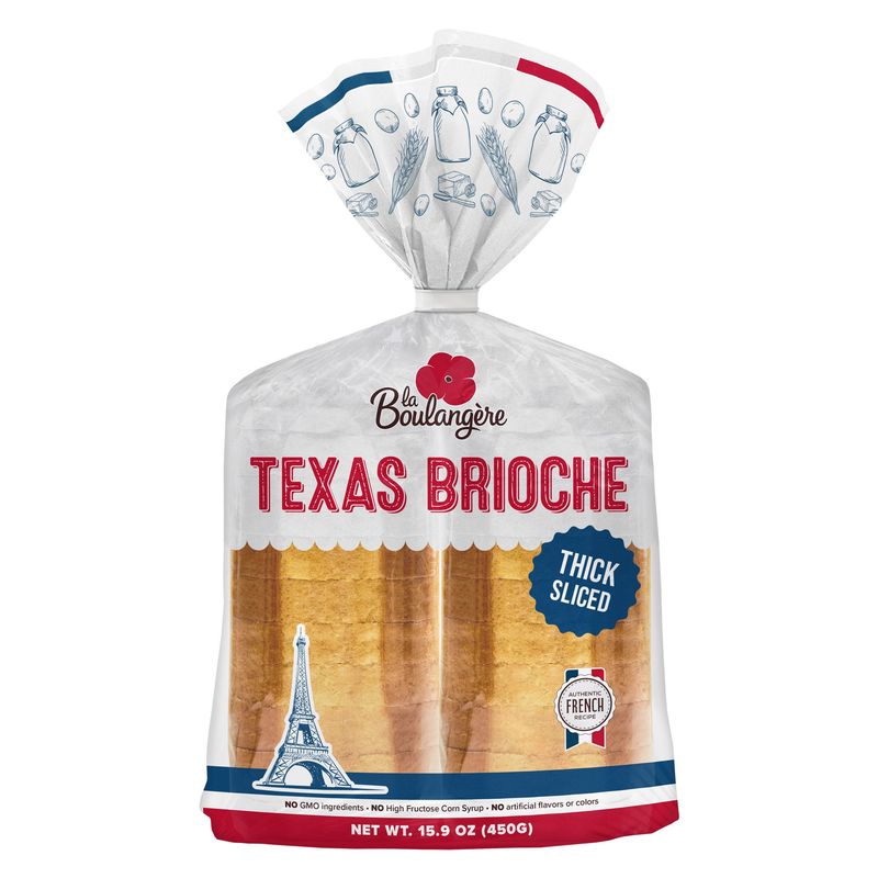 La Boulangere Texas Sliced Brioche 2/15..87 Ounce Loaves